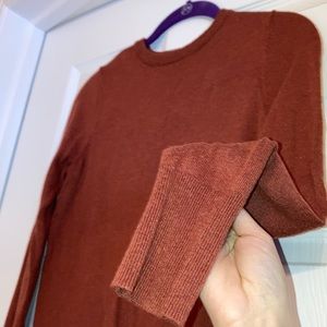 Target rich brown color sweater xs